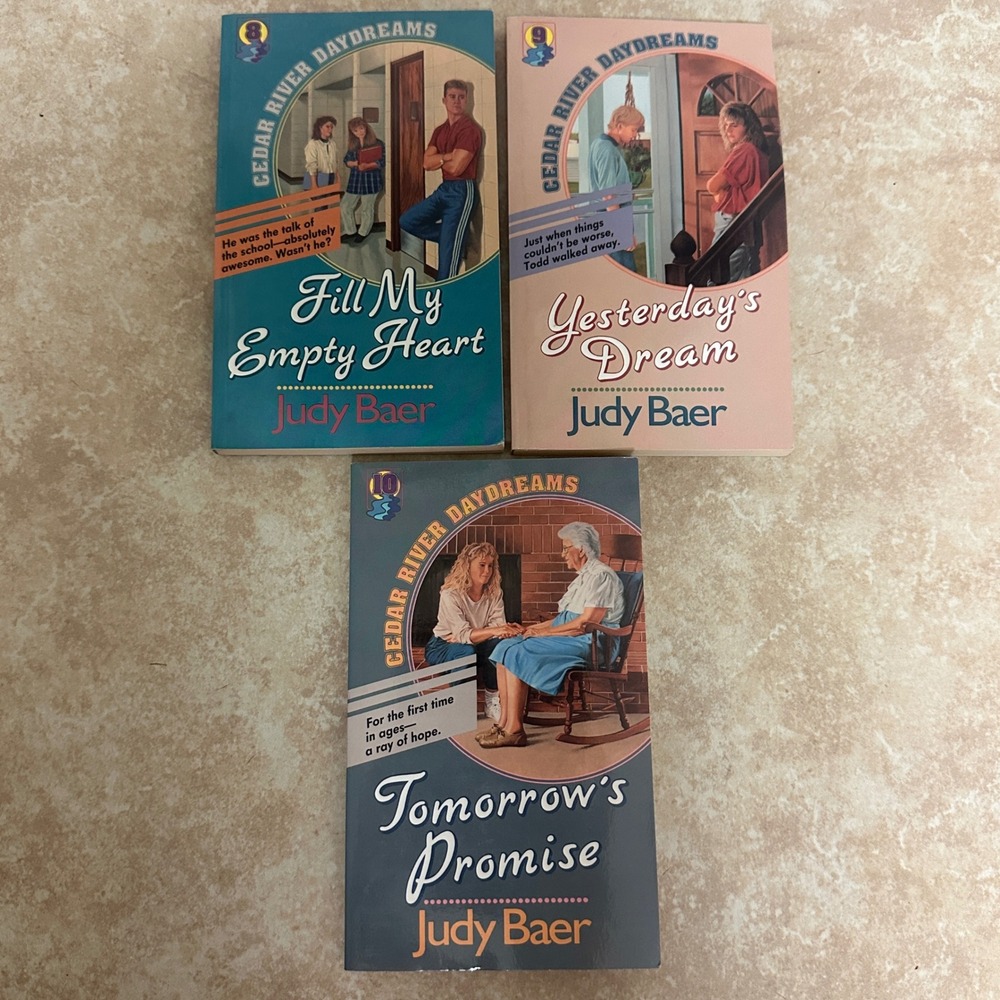 Cedar River Daydreams Judy Baer Book Lot 8 9 10 YA Christian Fiction Paperback
